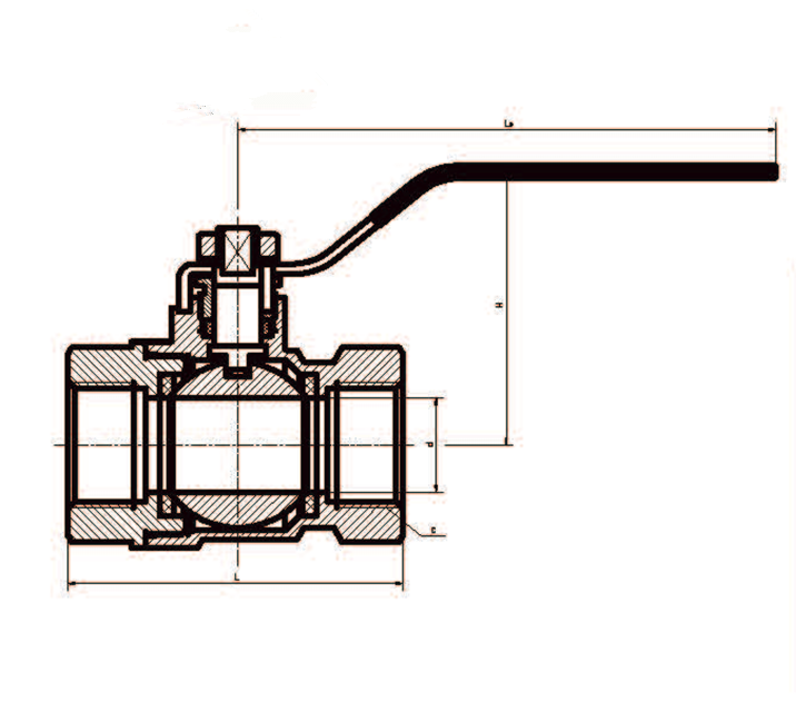 Factory direct sales high quality long handle brass ball valve manufacturer