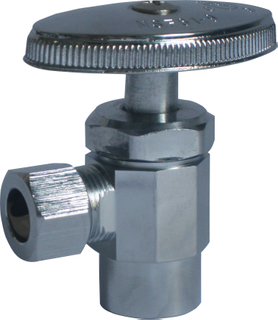 Professional manufacturer brass medium pressure Angle valve with compression outlet and sweat inlet