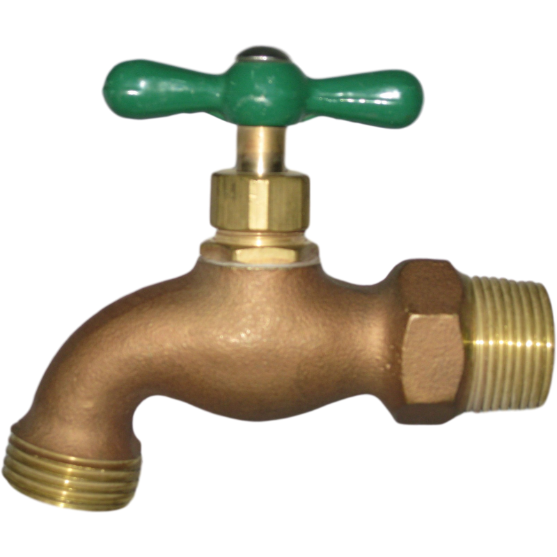 Commonly used single handle wall-mounted sink brass kitchen faucet