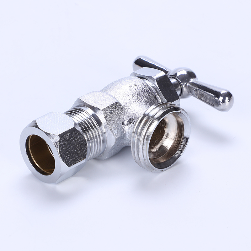 hot sales brass body chrome finish of washing maching valve with T handle