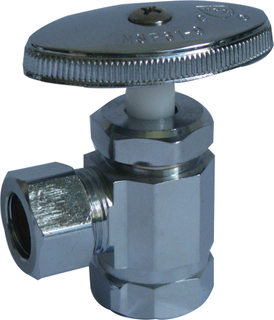 Wholesale 1/2" FIP*1/2" OD brass process compression angle stop valve